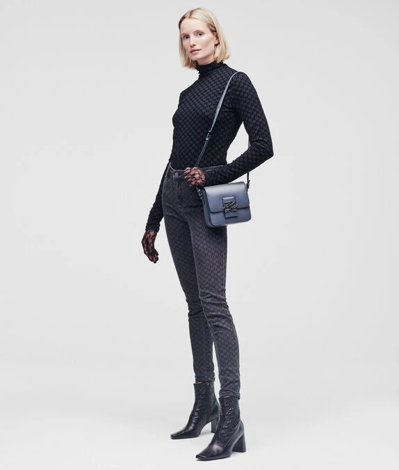 KARL LAGERFELD KL SKINNY-JEANS MIT MONOGRAMM – Bild 5