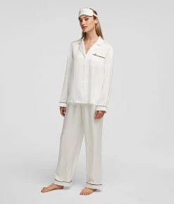 KARL LAGERFELD PYJAMA-GESCHENKSET AUS SATIN