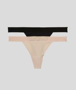 KARL LAGERFELD ULTRALEICHTER TANGA MIT KARL-LOGO – 2ER-PACK