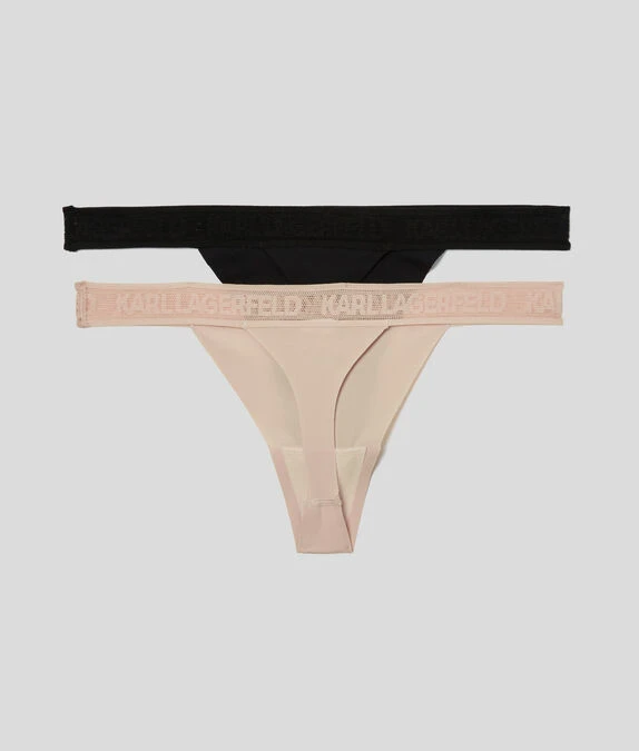 KARL LAGERFELD ULTRALEICHTER TANGA MIT KARL-LOGO – 2ER-PACK – Bild 3