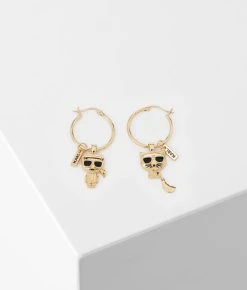 KARL LAGERFELD GROSSE K/IKONIK CREOLEN