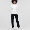 KARL LAGERFELD STRUKTURIERTER LANGARM-PULLOVER MIT STEHKRAGEN 