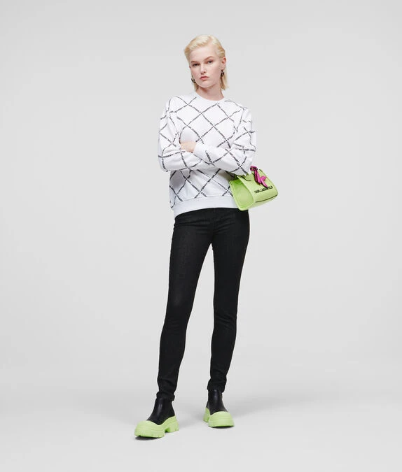 KARL LAGERFELD KARL IKONIK SCHWARZE SKINNY-JEANS – Bild 5