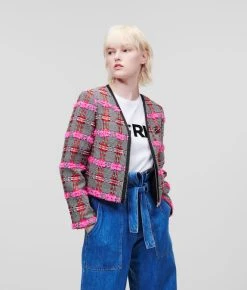 KARL LAGERFELD BOUCLÉ-JACKE