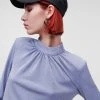 KARL LAGERFELD LANGÄRMLIGES LUREX-TOP