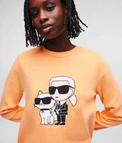 KARL LAGERFELD KARL IKONIK -KARL-&-CHOUPETTE-SWEATSHIRT