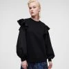 KARL LAGERFELD SWEATSHIRT AUS STOFFMIX