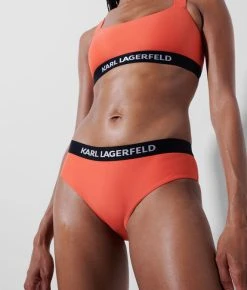 KARL LAGERFELD BIKINIHÖSCHEN MIT KARL-LOGO