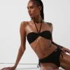 KARL LAGERFELD BANDEAU-BIKINIOBERTEIL IM KARL-STIL MIT TWIST-DETAIL