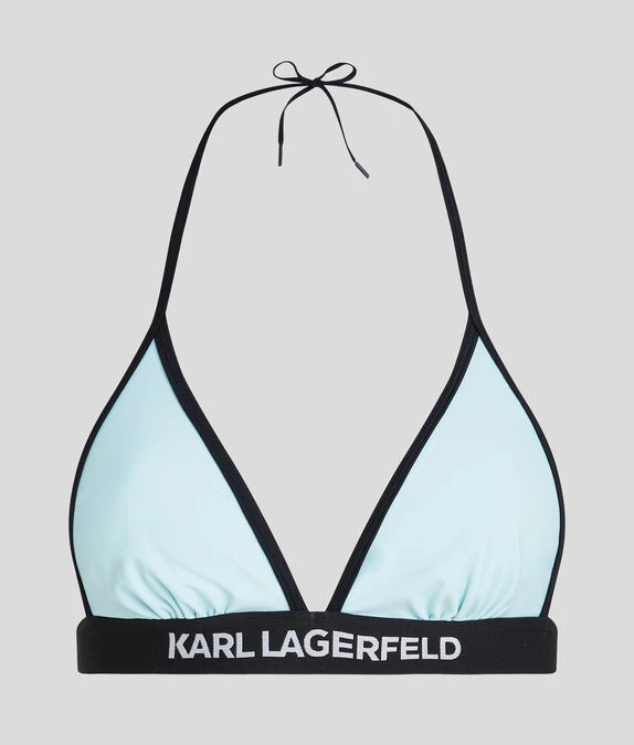 KARL LAGERFELD TRIANGEL-BIKINIOBERTEIL MIT KARL-LOGO – Bild 3