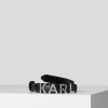 KARL LAGERFELD STRASSBESETZTER GÜRTEL MIT KARL-BUCHSTABEN