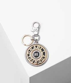 KARL LAGERFELD SCHLÜSSELANHÄNGER MIT KARL-LOGO-SCHEIBE