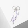 KARL LAGERFELD K/SIGNATURE SCHLÜSSELANHÄNGER MIT STRASSSTEINCHEN