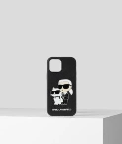 KARL LAGERFELD K/IKONIK  KARL-&-CHOUPETTE IPHONE 14 PRO MAX SCHUTZHÜLLE