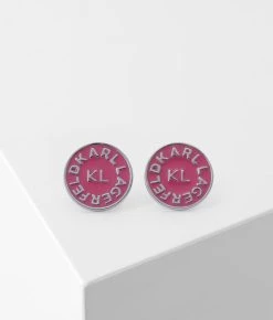 KARL LAGERFELD K/CIRCLE LOGO-OHRSTECKER