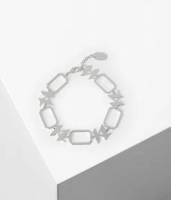 KARL LAGERFELD K/MONOGRAM GEOMETRISCHES KETTENARMBAND