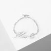 KARL LAGERFELD K/SIGNATURE SILBERARMBAND