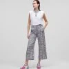 KARL LAGERFELD SOMMERHOSE AUS BOUCLÉ
