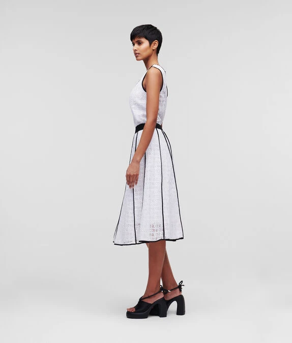 KARL LAGERFELD KL MONOGRAM SPITZENROCK – Bild 4