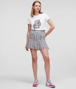 KARL LAGERFELD SOMMERROCK AUS BOUCLÉ