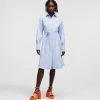 KARL LAGERFELD GESTREIFTES HEMDKLEID