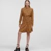 KARL LAGERFELD HEMDKLEID MIT LEOPARDEN-PRINT