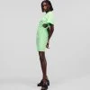 KARL LAGERFELD JERSEY-KLEID MIT ZIERAUSSCHNITT