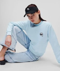 KARL LAGERFELD KARL IKONIK -SWEATSHIRT MIT AUFNÄHER