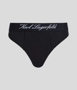 KARL LAGERFELD HOTEL KARL SLIP MIT HOHER TAILLE