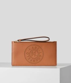 KARL LAGERFELD K/CIRCLE BEUTEL MIT PERFORIERTEM LOGO