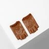 KARL LAGERFELD K/CIRCLE PERFORIERTE FINGERLOSE HANDSCHUHE
