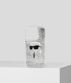 KARL LAGERFELD Karl-Schutzhülle Mit Liquid-Glitzer Für IPhone 14 Pro