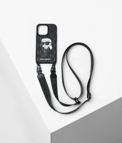 KARL LAGERFELD Ikonik Karl Crossbody-Schutzhülle Für Das IPhone 14
