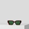KARL LAGERFELD Moderne Rechteckige Sonnenbrille
