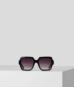 KARL LAGERFELD Karl-Sonnenbrille Mit Kreis-Logo Aus Metall