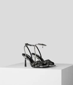 KARL LAGERFELD Offene Gala-Sandalen Mit Knöchelschlaufen