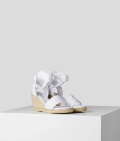 KARL LAGERFELD Kamini Circle Logo Keilsandale