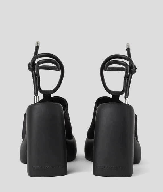 KARL LAGERFELD Astragon Longlace Pantolette – Bild 2