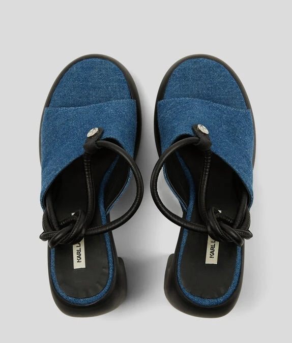 KARL LAGERFELD Astragon Longlace Pantolette – Bild 3