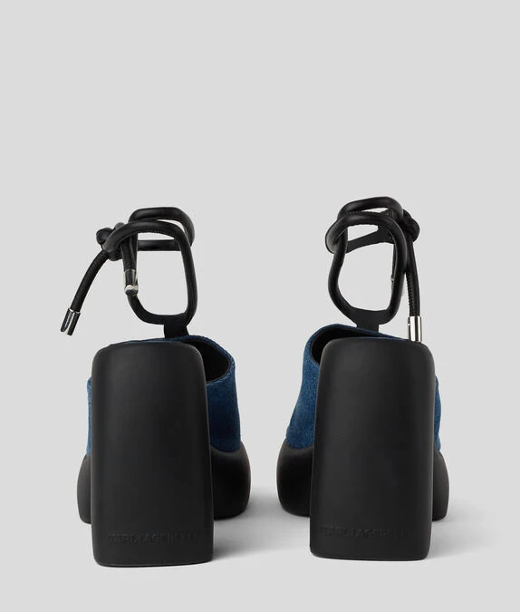 KARL LAGERFELD Astragon Longlace Pantolette – Bild 5