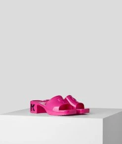 KARL LAGERFELD Jelly Blok Heel Ikonic Pantolette