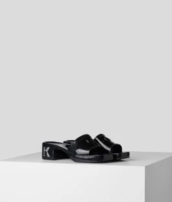 KARL LAGERFELD Jelly Blok Heel  Ikonic Pantolette