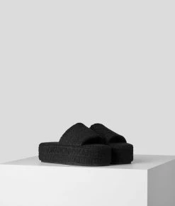 KARL LAGERFELD Veranda Pantolette Aus Dreifach-Frottee